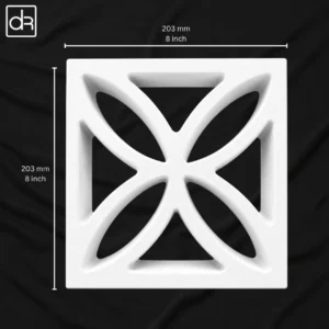 Flower Decorative Concrete Breeze Block