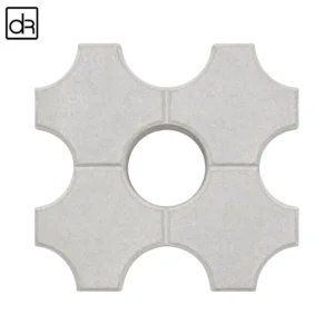 Precast Concrete Round Core Grass Paver Block